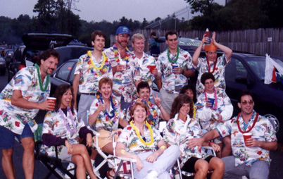 The gang at the Banana Wind tour.... 1996