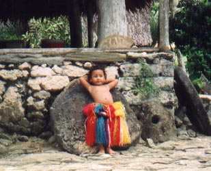 The littlest Yap villager