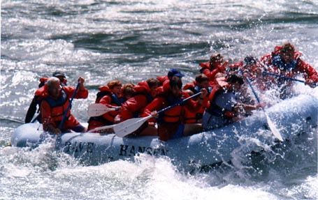 White-water rafting on the Snake River, Jackson WY